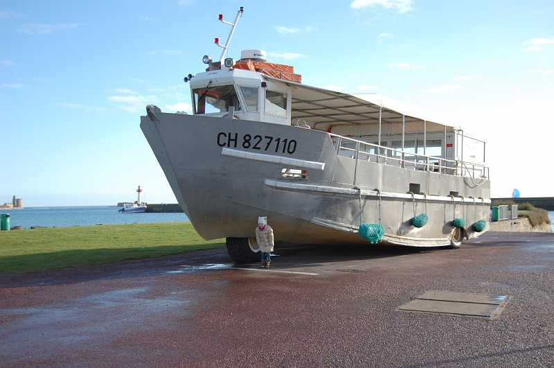 Nor011-3.JPG - St Vaast-la-Hogue, die Fähre zur Insel Tatihou / the ferry to the Isle of Tatihou
